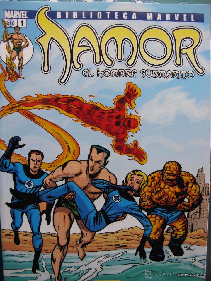 C&oacute;mics: NAMOR. BIBLIOTECA MARVEL NROS 1 A 8. PANINI COMICS. (NUEVOS) - Foto 1