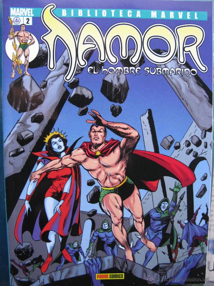 C&oacute;mics: NAMOR. BIBLIOTECA MARVEL NROS 1 A 8. PANINI COMICS. (NUEVOS) - Foto 2