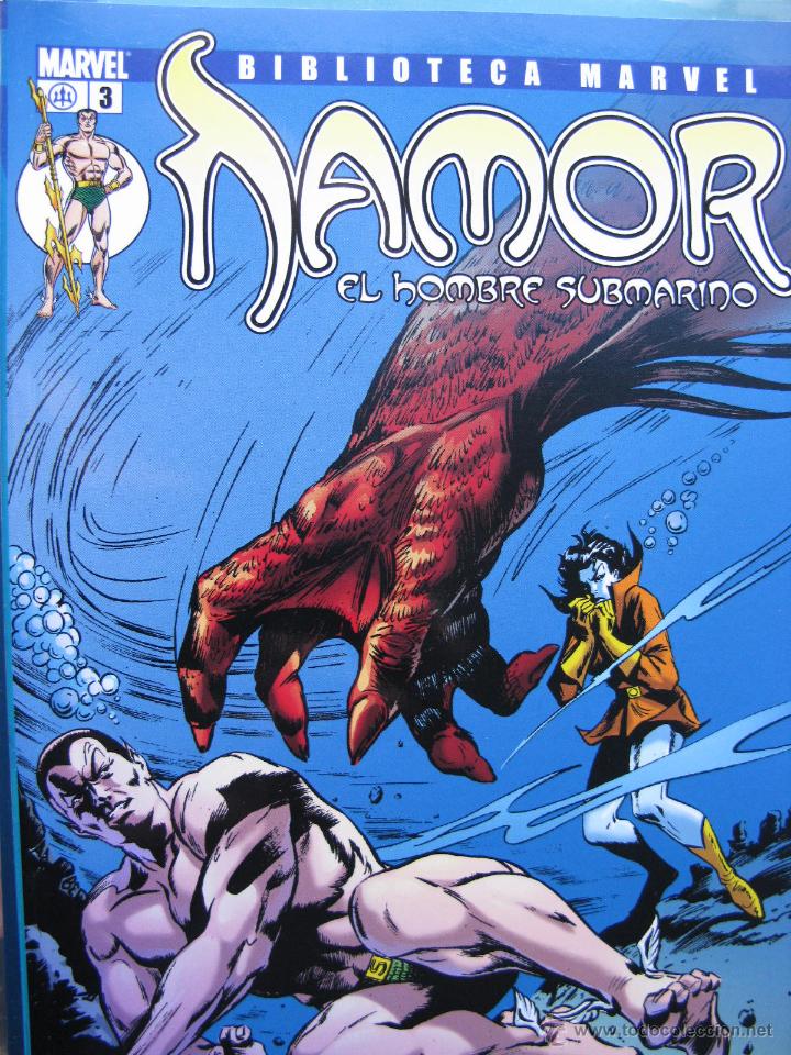 C&oacute;mics: NAMOR. BIBLIOTECA MARVEL NROS 1 A 8. PANINI COMICS. (NUEVOS) - Foto 3
