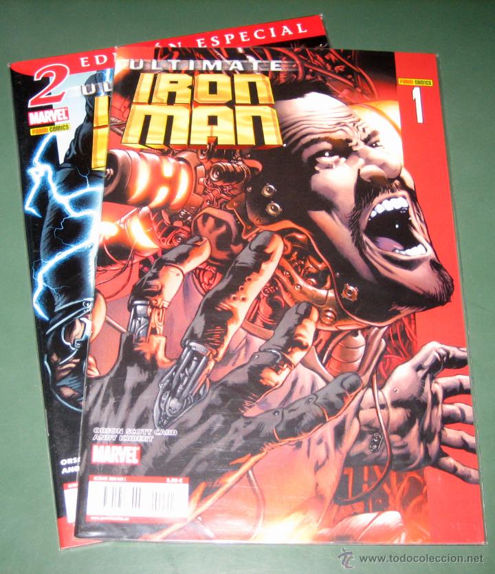 C&oacute;mics: ULTIMATE IRON MAN VOL. 1 # 1 AL 2 -COMPLETA- (MARVEL / PANINI) - Foto 1
