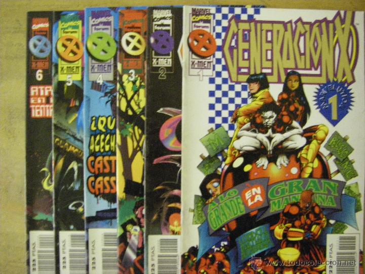C&oacute;mics: Generaci&oacute;n X. Lote n&uacute;meros 1 al 6 - Foto 1