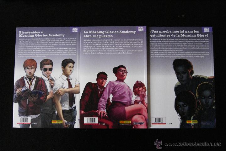 C&oacute;mics: Morning Glories, Completa, 3 Tomos, Spencer y Eisma. Panini 100%, 2012. - Foto 2