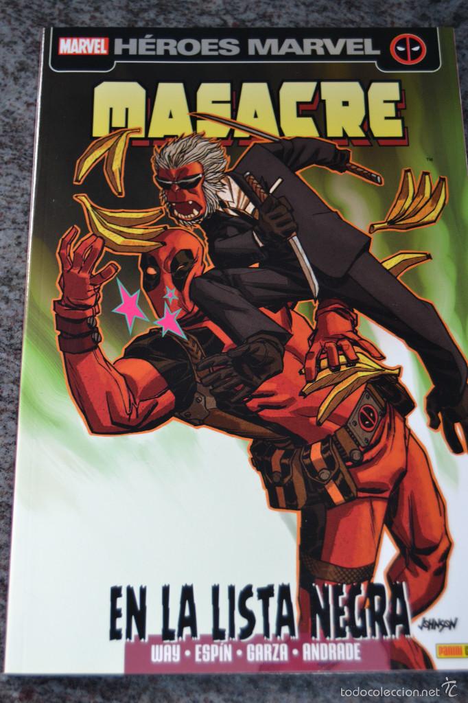 C&oacute;mics: MASACRE (DEADPOOL) N&ordm; 14 : EN LA LISTA NEGRA (PANINI). NUEVO - Foto 1