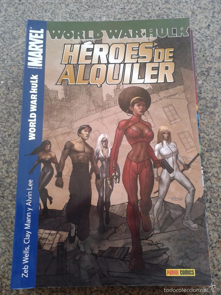 C&oacute;mics: WORLD WAR HULK -- N&ordm; 3 -- HEROES DE ALQUILER -- PANINI -- - Foto 1