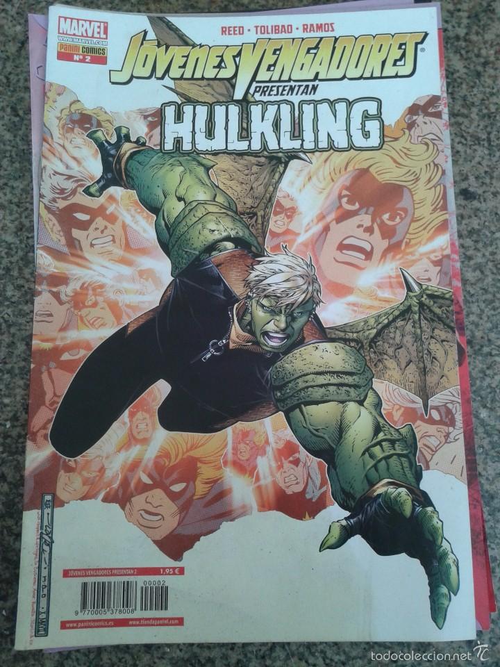 C&oacute;mics: JOVENES VENGADORES PRESENTAN : HULKLING -- N&ordm; 2 -- PANINI -- - Foto 1