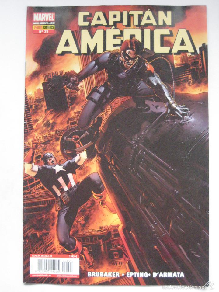 C&oacute;mics: CAPITAN AMERICA N&ordm; 21. A&Ntilde;O 3. PANINI - Foto 1