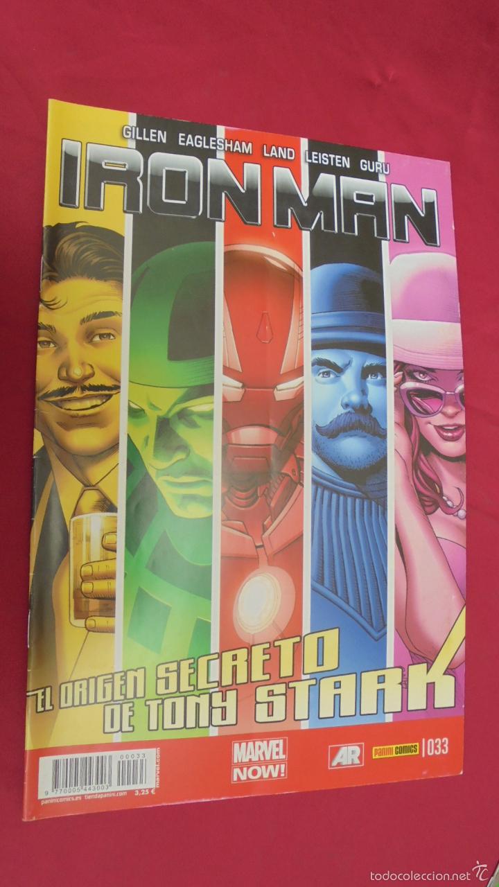 C&oacute;mics: IRON MAN. N&ordm; 33. N&ordm; 033. PANINI. - Foto 1