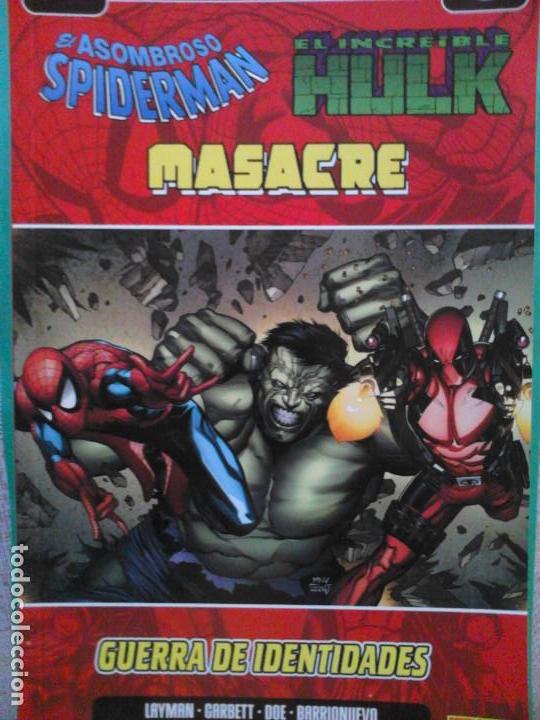 C&oacute;mics: Spiderman Hulk Masacre (Deadpool) Guerra de identidades - Foto 1