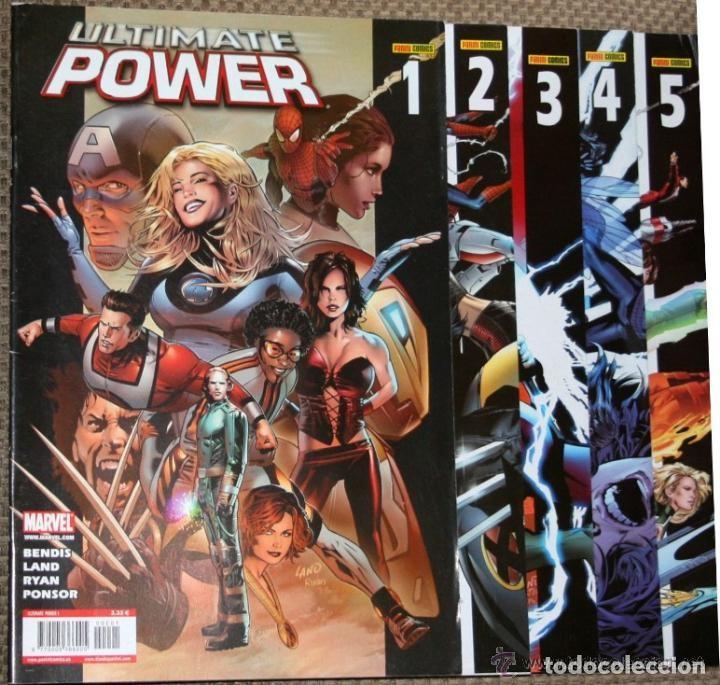 C&oacute;mics: ULTIMATE POWER COMPLETA 5 NUMEROS - PANINI - COMO NUEVOS - Foto 1