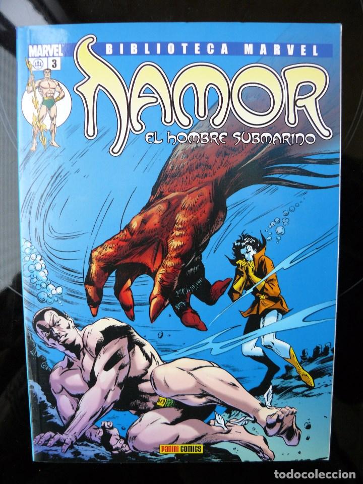 C&oacute;mics: biblioteca marvel namor 3 stan lee gene colan - Foto 1