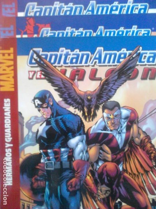 C&oacute;mics: capit&aacute;n Am&eacute;rica y el Halc&oacute;n 3 tomos completa est14 - Foto 1