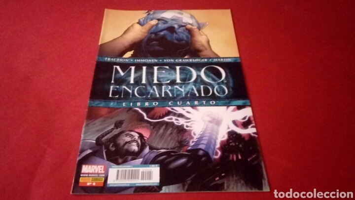 C&oacute;mics: LIBRO 4 MIEDO ENCARNADO 4 EXCELENTE ESTADO PANINI - Foto 1
