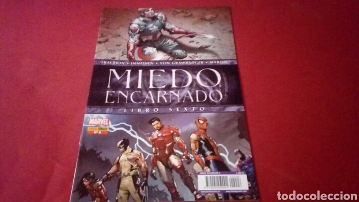 C&oacute;mics: LIBRO SEXTO MIEDO ENCARNADO 3 EXCELENTE ESTADO PANINI - Foto 1