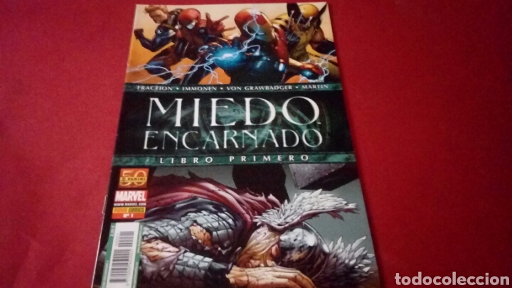 C&oacute;mics: LIBRO PRIMERO MIEDO ENCARNADO 1 EXCELENTE ESTADO PANINI - Foto 1