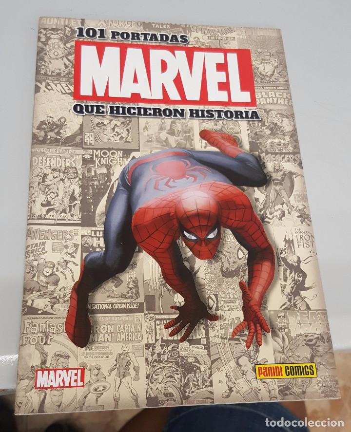 C&oacute;mics: 101 PORTADAS MARVEL QUE HICIERON HISTORIA &iexcl; ALBUM VACIO ! MARVEL PANINI