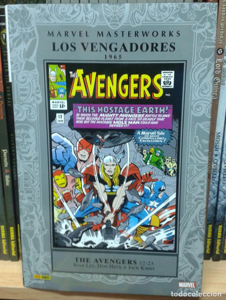 C&oacute;mics: MARVEL MASTERWORKS. LOS VENGADORES 2. a&ntilde;o 1965, de Stan Lee y Jack Kirby - Foto 1