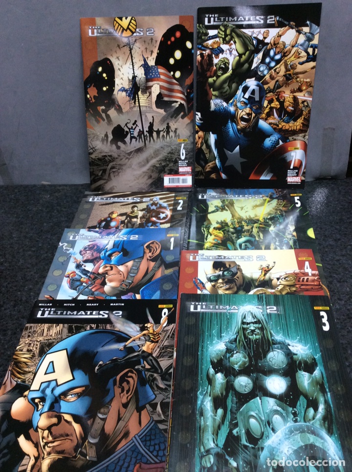 C&oacute;mics: ULTIMATES 2 VOL 2 - LOTE 8 EJEMPLARES, N&ordm; 1 AL 8 /Edita : PANINI