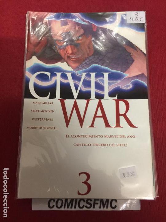 C&oacute;mics: CIVIL WAR NUMERO 3 MUY BUEN ESTADO REF.43 - Foto 1