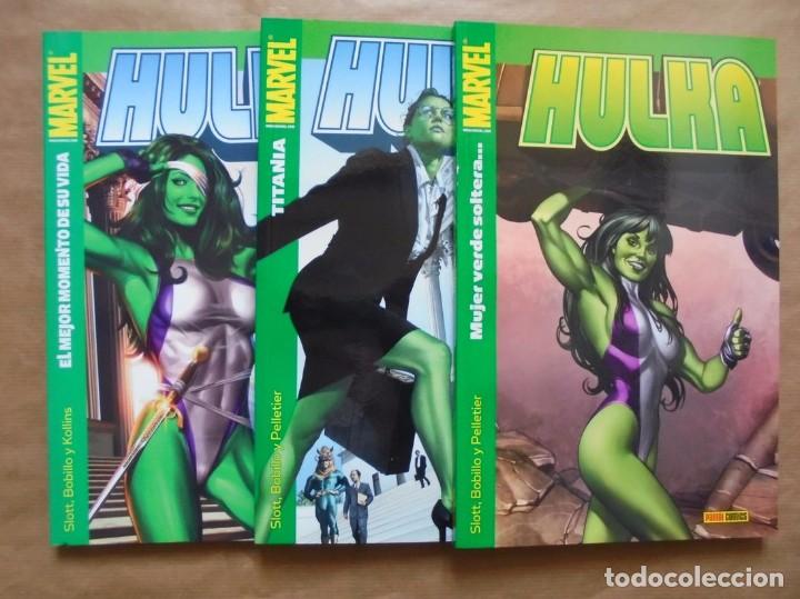 C&oacute;mics: Hulka - (2006-2009) - 1 a 3 - Panini - R&uacute;stica - Perfecto estado - Foto 1