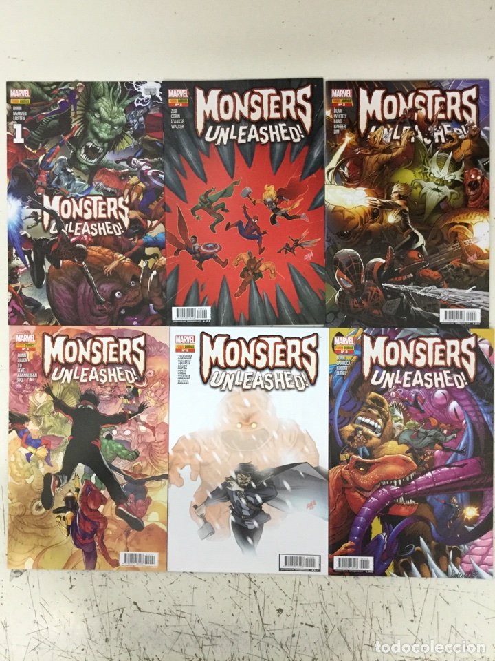 C&oacute;mics: Monsters Unleashed! 1 2 3 4 5 6 (Colecci&oacute;n Completa Grapa) - Panini / Marvel - Foto 1