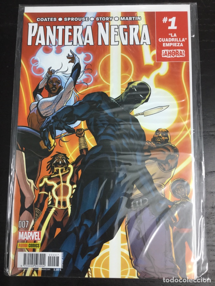 C&oacute;mics: Pantera Negra 7 (Black Panther) - Grapa - Panini / Marvel - Foto 1