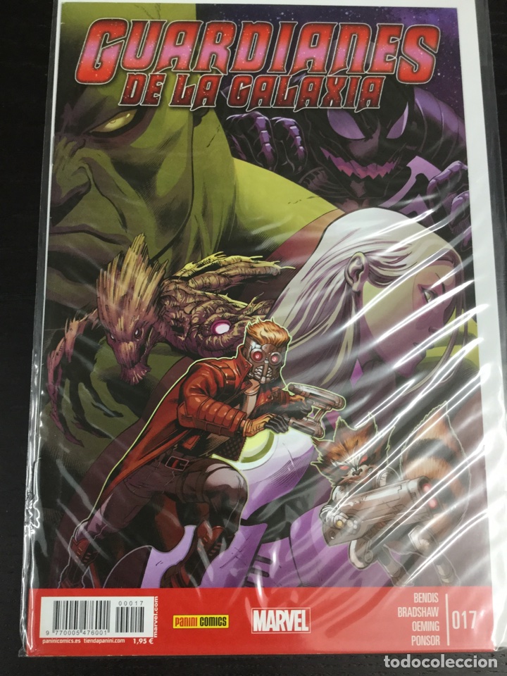 C&oacute;mics: Guardianes de la Galaxia 17 (grapa) Bendis, Bradshaw, Oeming, Ponsor - Panini / Marvel - Foto 1