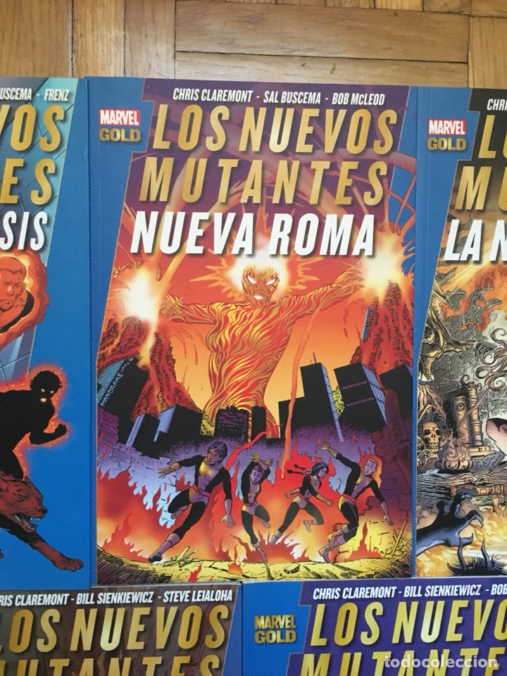 C&oacute;mics: Marvel gold panini los nuevos mutantes 5 tomos completa - Foto 3