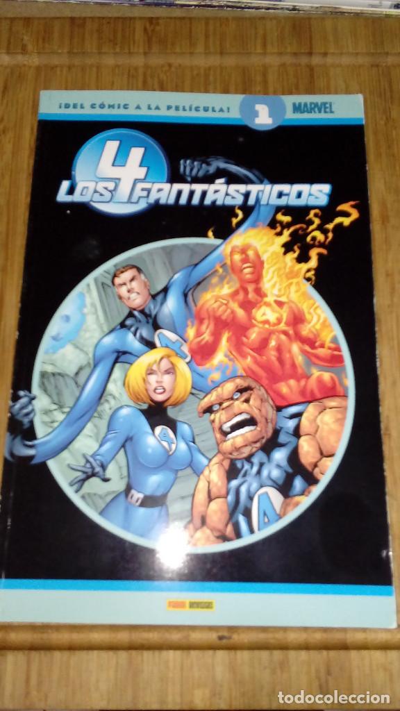C&oacute;mics: LOS 4 FANTASTICOS DEL COMIC A LA PELICULA N&ordm; 1 PANINI - Foto 1