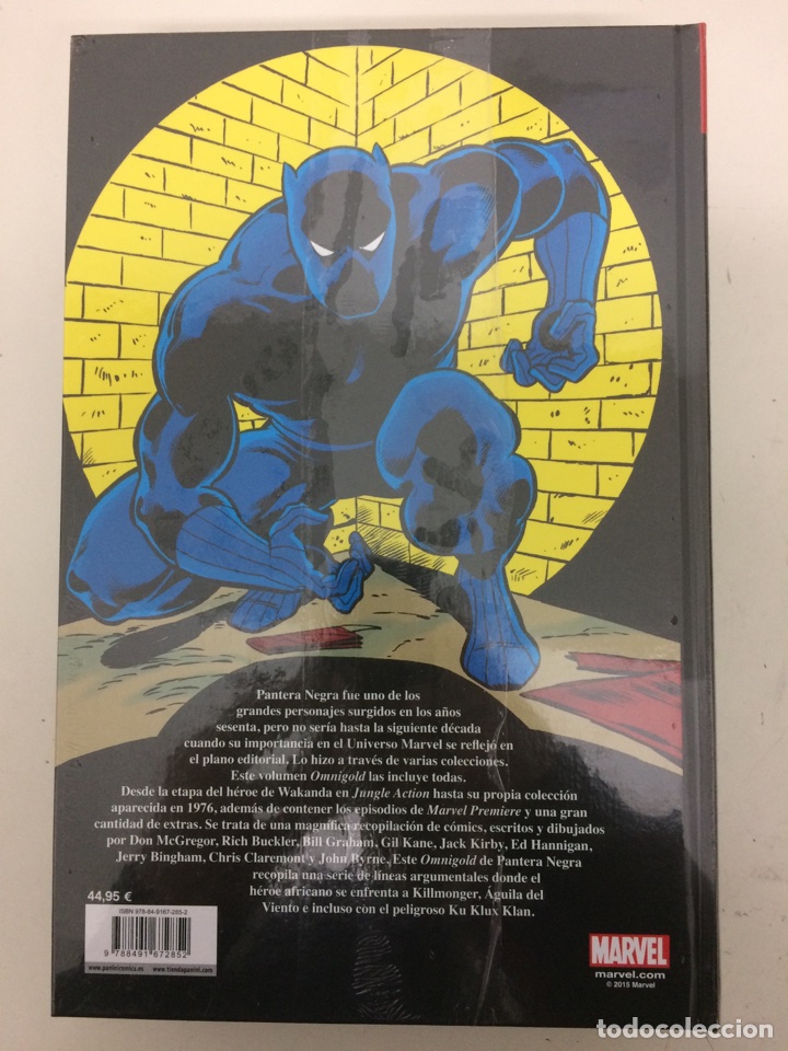 C&oacute;mics: Pantera negra la furia de la pantera - marvel gold - panini comics - Foto 2