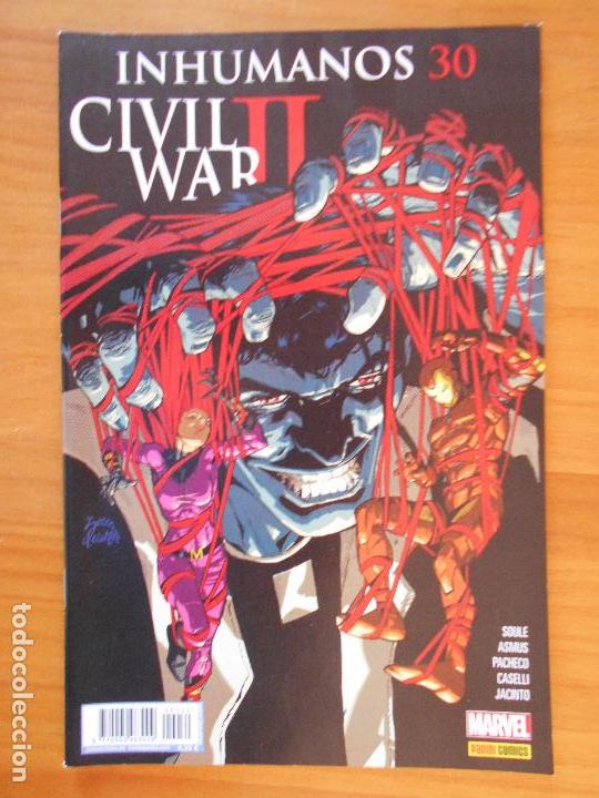 C&oacute;mics: INHUMANOS - N&ordm; 30 - CIVIL WAR II - MARVEL - PANINI (9M) - Foto 1