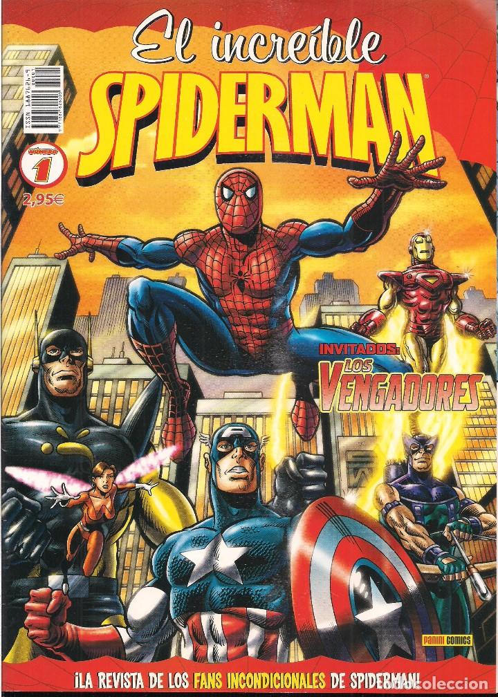 EL INCREÍBLE SPIDERMAN. Nº 1. INVITADOS: LOS VENGADORES. (Tebeos y Comics - Panini - Marvel Comic)