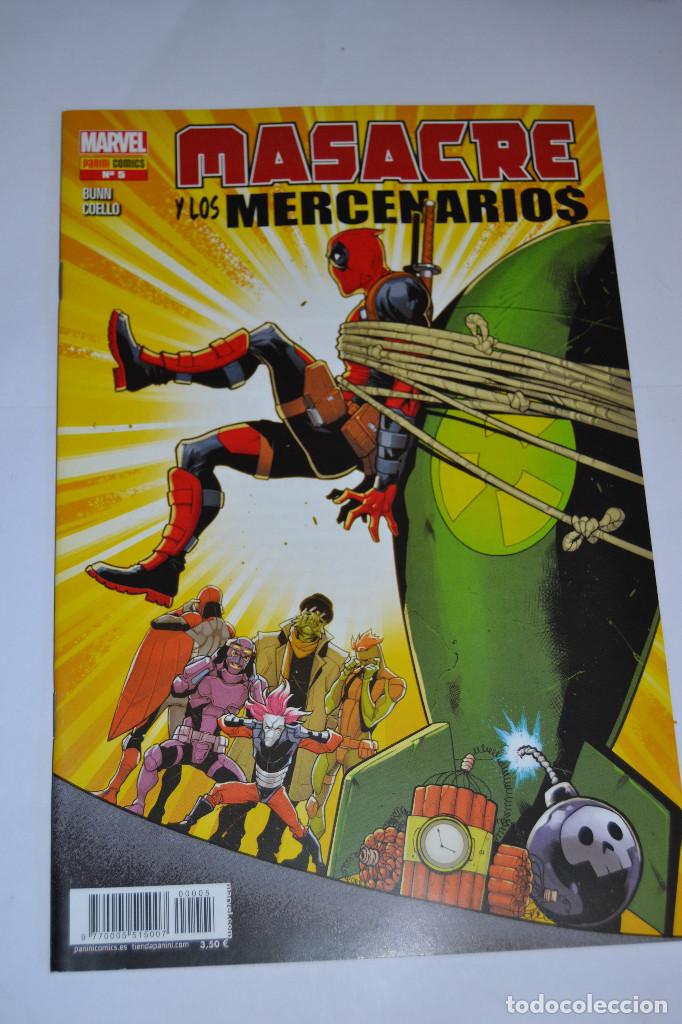 C&oacute;mics: MASACRE Y LOS MERCENARIOS N&ordm; 5. PANINI - GRAPA. NUEVO - Foto 1