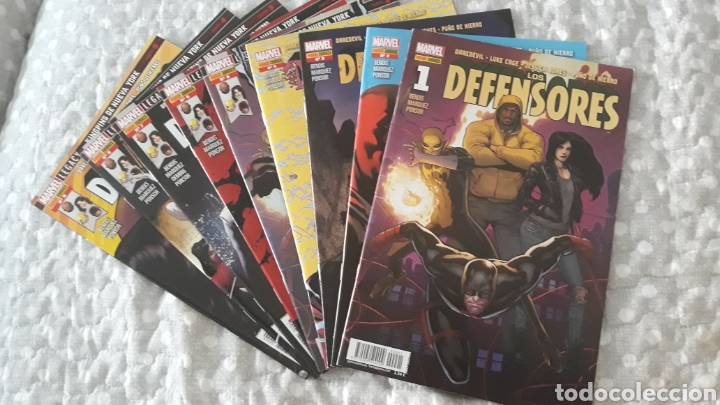 C&oacute;mics: Los Defensores Panini Marvel coleccion completa 9 numeros - Foto 1