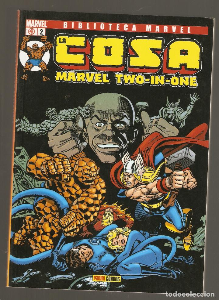 C&oacute;mics: BIBLIOTECA MARVEL LA COSA N&ordm; 2 - MARVEL TWO-IN ONE - PANINI COMIC - EXCELENTE - - Foto 1