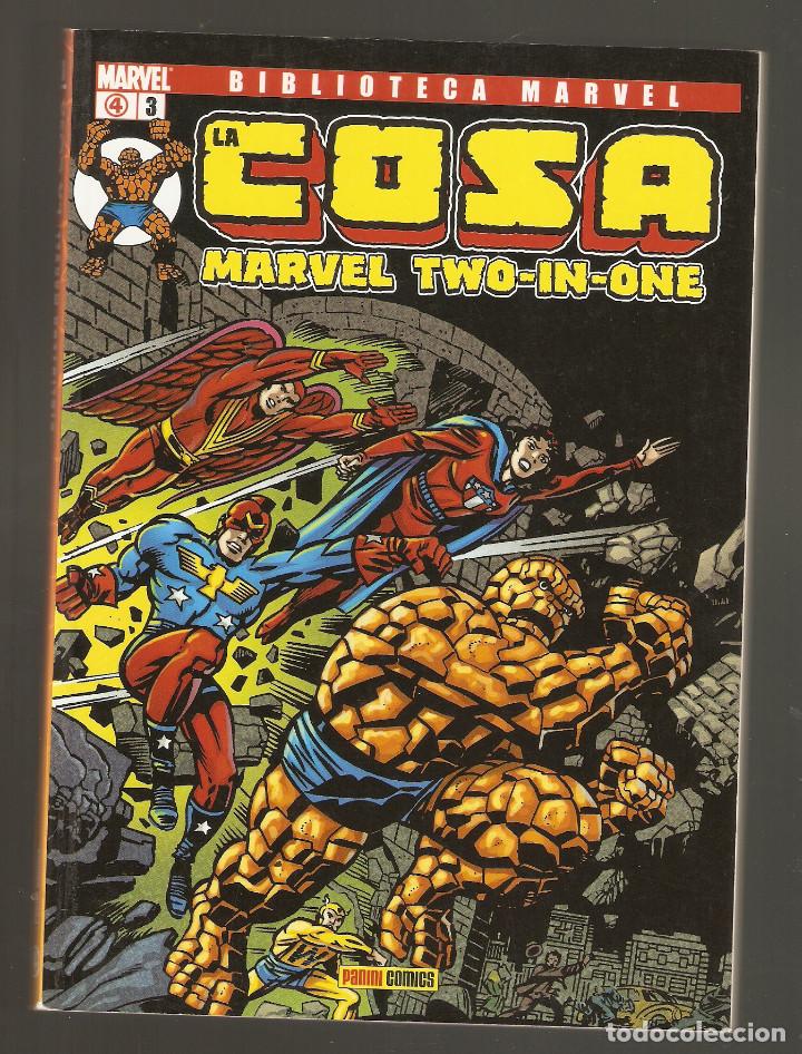 C&oacute;mics: BIBLIOTECA MARVEL LA COSA N&ordm; 3 - MARVEL TWO-IN ONE - PANINI COMIC - EXCELENTE - - Foto 1