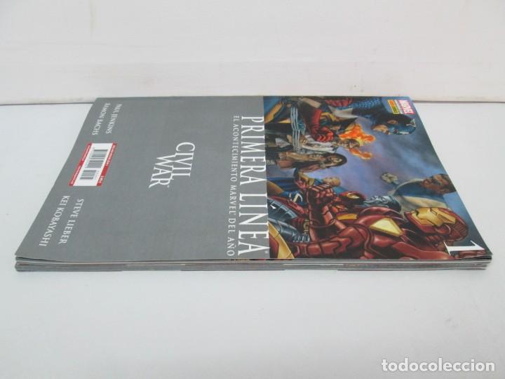 C&oacute;mics: VIVIL WAR. PRIMERA LINEA. EL ACONTECIMIENTO MARVEL DEL A&Ntilde;O. 1 Y 2. MARVEL PANINI COMICS. - Foto 5