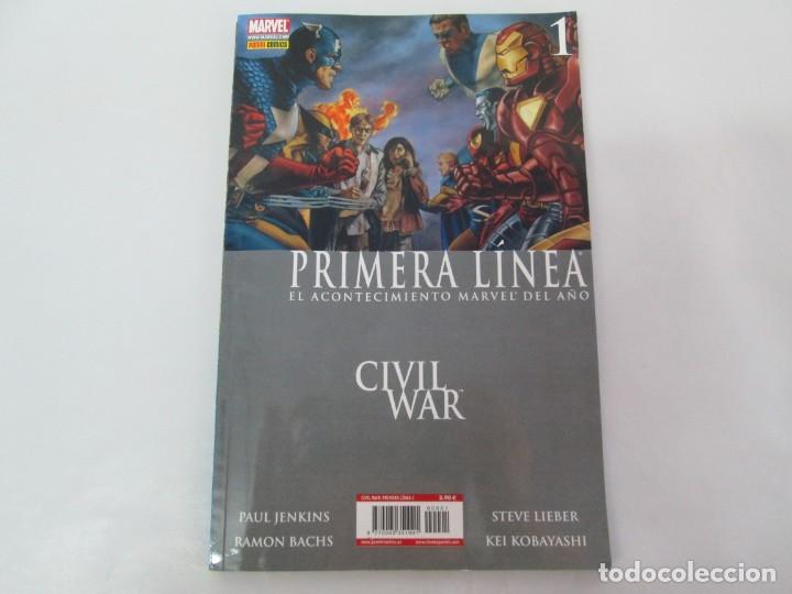 C&oacute;mics: VIVIL WAR. PRIMERA LINEA. EL ACONTECIMIENTO MARVEL DEL A&Ntilde;O. 1 Y 2. MARVEL PANINI COMICS. - Foto 6