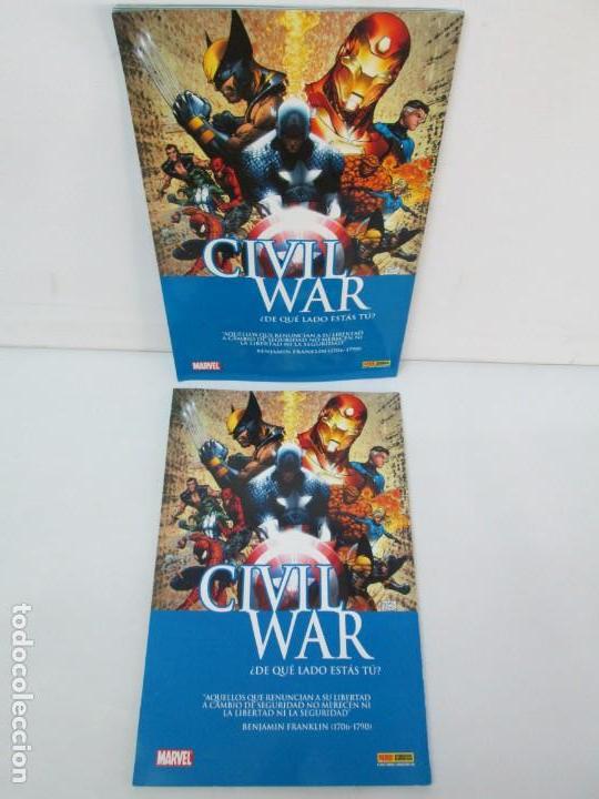 C&oacute;mics: VIVIL WAR. PRIMERA LINEA. EL ACONTECIMIENTO MARVEL DEL A&Ntilde;O. 1 Y 2. MARVEL PANINI COMICS. - Foto 21