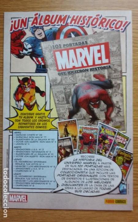 C&oacute;mics: VENGADORES U.S.A. MARVEL. PANINI COMICS, N&deg; 3. CROMOS EN EL INTERIOR. NUEVO. - Foto 2