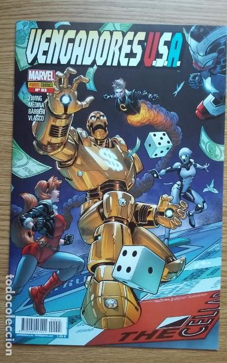 C&oacute;mics: VENGADORES U.S.A. MARVEL. PANINI COMICS, N&deg; 3. CROMOS EN EL INTERIOR. NUEVO. - Foto 1