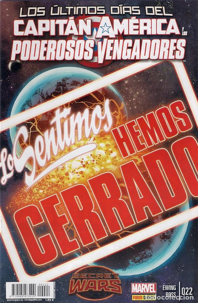C&oacute;mics: Capit&aacute;n Am&eacute;rica y los Poderosos Vengadores. n&ordm; 22. Last Days. - Foto 1