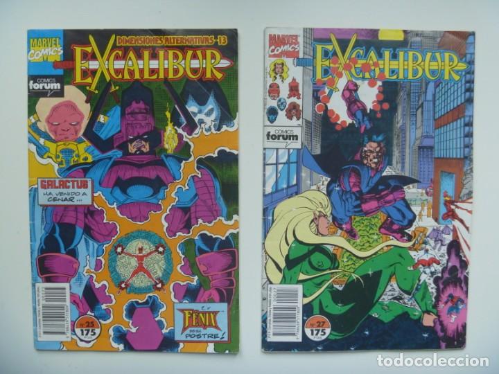 C&oacute;mics: EXCALIBUR NUMERO 25 Y 27 COMIC FORUM MARVEL COMICS - Foto 1