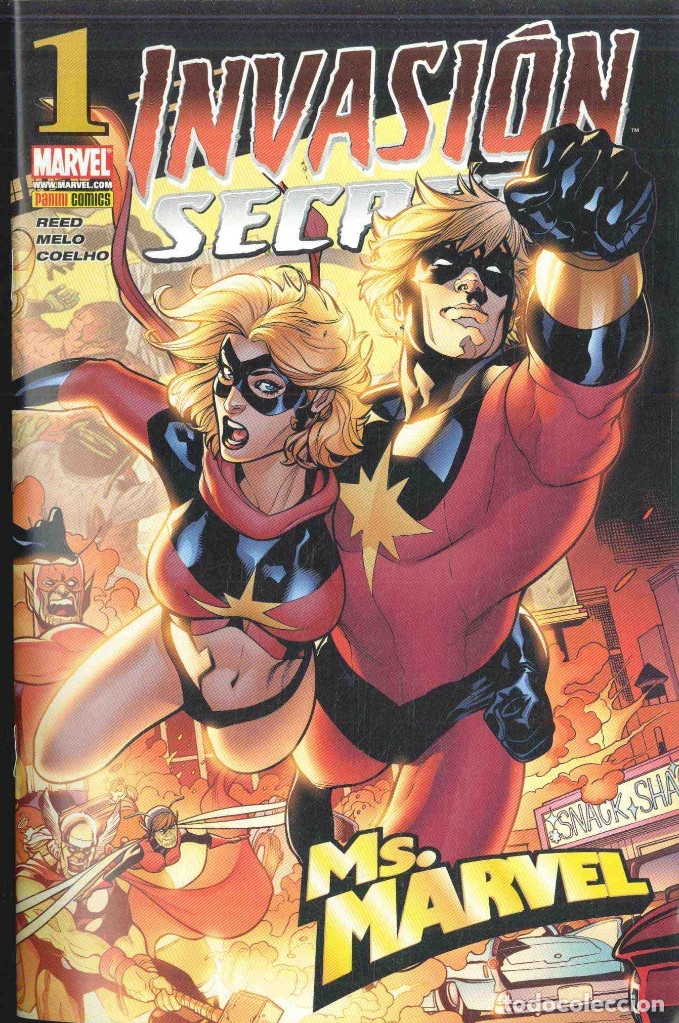 C&oacute;mics: INVASION SECRETA, MS. MARVEL, N&ordm; 1 - Foto 1