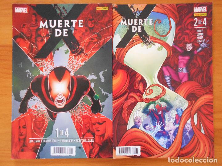 C&oacute;mics: MUERTE DE X N&ordm; 1 Y 2 (DE 4) - MARVEL - PANINI (GD) - Foto 1