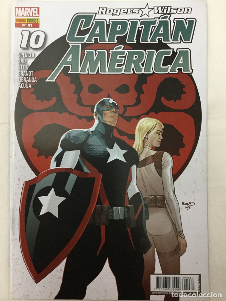C&oacute;mics: Rogers-Wilson: Capit&aacute;n Am&eacute;rica 10 / 81 (grapa) - Panini / Marvel - Foto 1