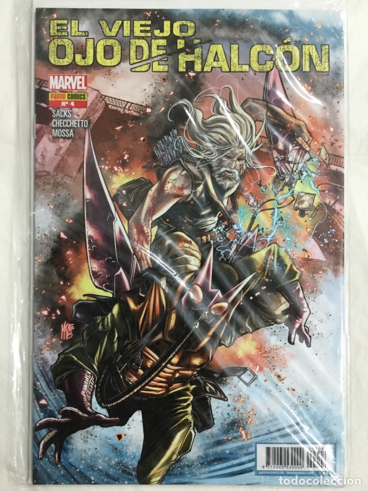 C&oacute;mics: El viejo ojo de halc&oacute;n 4 (grapa) - Sacks, Checchetto, Mossa - Panini / Marvel - Foto 1