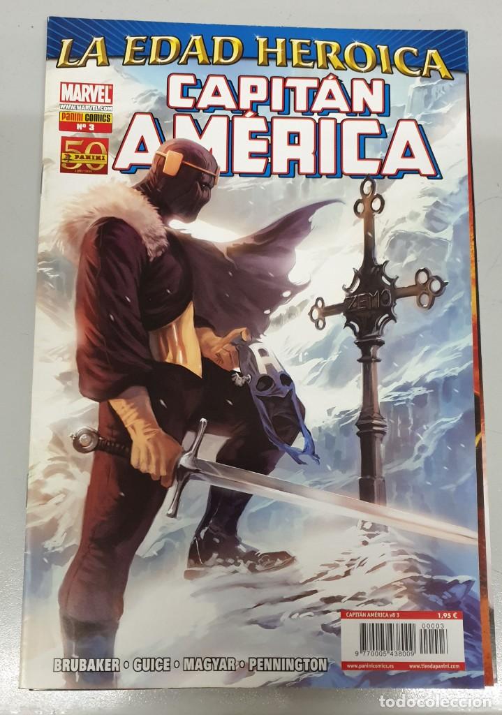 C&oacute;mics: CAPITAN AMERICA VOL 7 N&ordm; 3 - ED BRUBAKER / MARVEL - PANINI - Foto 1