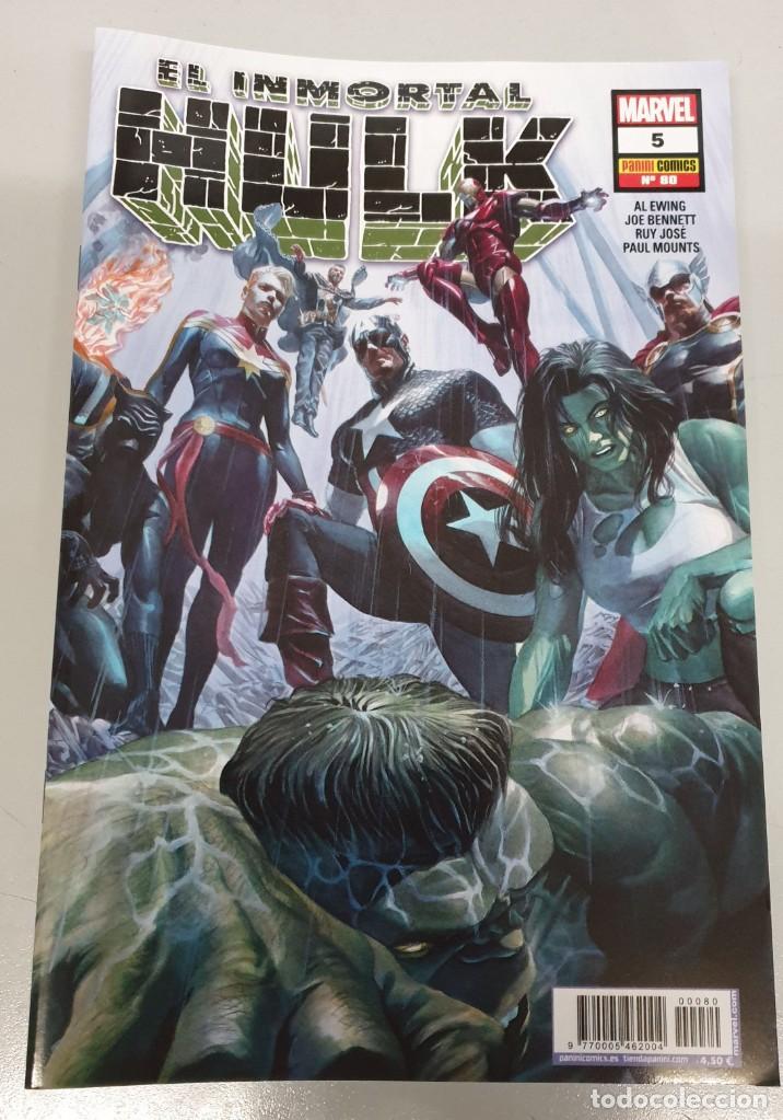 C&oacute;mics: EL INMORTAL HULK 5 / 80 - AL EDWING - JOE BENNET / MARVEL -PANINI - Foto 1