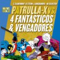 Lote 166759110: PATRULLA-X VS 4 FANTASTICOS & VENGADORES MARVEL GOLD Panini Cómics