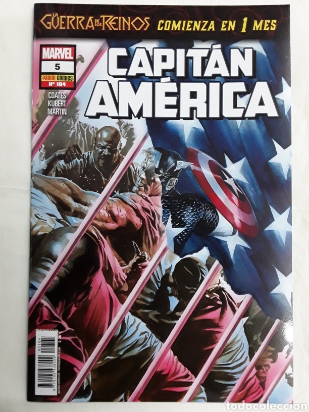 C&oacute;mics: Capit&aacute;n Am&eacute;rica 104 / 5 (grapa) - Coates, Kubert, Martin - Panini / Marvel - Foto 1